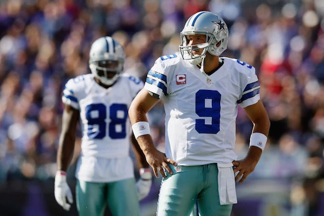 Dallas Cowboys v Baltimore Ravens Tony Romo and Dez Bryant